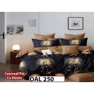 Lenjerie din finet cu 6 piese si cearceaf cu Elastic - DAL250