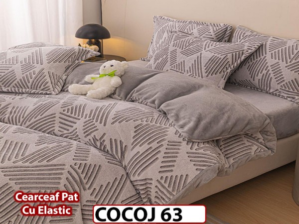 Lenjerie De Pat COCOLINO  cu Elastic 4 piese - COCOJ63