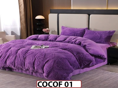 Lenjerie De Pat Cocolino de 2 Persoane cu 4 piese - COCOF01 Lenjerie De Pat Cocolino de 2 Persoane cu 4 piese - COCOF01