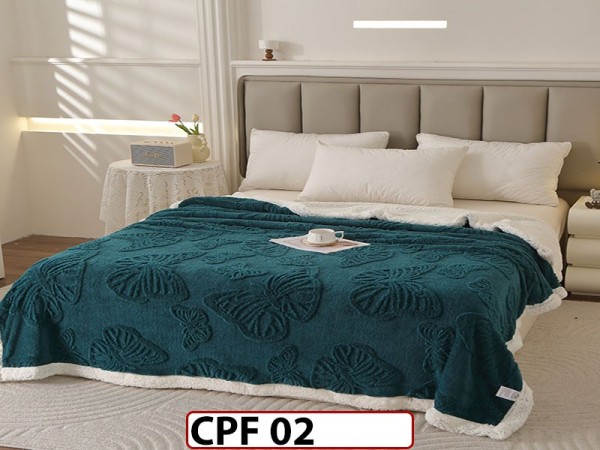 Patura Pufoasa Cocolino cu Blanita cu Fermoar CPF02