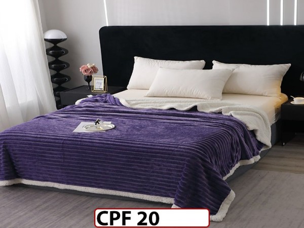 Patura Pufoasa Cocolino cu Blanita cu Fermoar CPF20