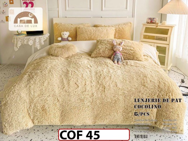 Lenjerie Cocolino Fluffy Pufoasa  cu 6 piese - COF45