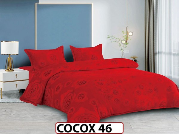 Lenjerie De Pat COCOLINO de 2 Persoane cu 4 piese - cocoX46