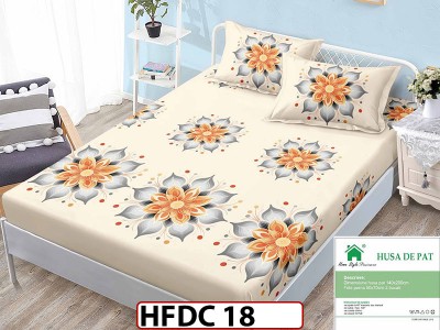 Husa de Pat din Finet + 2 Fete de Perne - Saltea 140x200 - Pat 2 Persoane -HFDC18 Husa de Pat din Finet + 2 Fete de Perne - Saltea 140x200 - Pat 2 Persoane -HFDC18