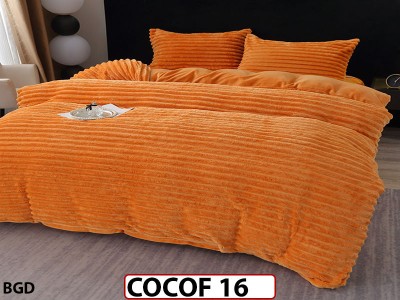 Lenjerie De Pat Cocolino de 2 Persoane cu 4 piese - COCOF16 Lenjerie De Pat Cocolino de 2 Persoane cu 4 piese - COCOF16