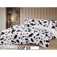 Lenjerie Cocolino Fluffy Pufoasa Cearsaf cu Elastic din 4 piese - COP03