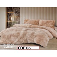 Lenjerie Cocolino Fluffy Pufoasa Cearsaf cu Elastic din 4 piese - COP06
