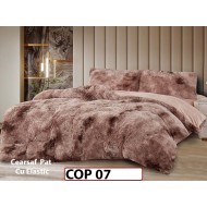 Lenjerie Cocolino Fluffy Pufoasa Cearsaf cu Elastic din 4 piese - COP07