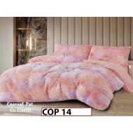 Lenjerie Cocolino Fluffy Pufoasa Cearsaf cu Elastic din 4 piese - COP14