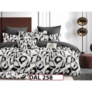 Lenjerie din finet cu 6 piese si cearceaf cu Elastic - DAL258