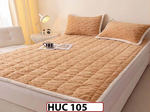 Husa / topper model tricotat + 2 Fete de Perne 180x200 - Pat 2 Persoane - HUC105