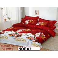 Lenjerie din finet  6 piese si cearceaf cu elastic - NOE07