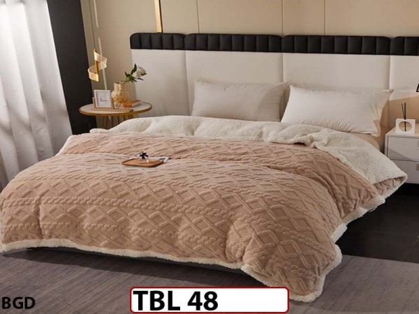 Patura Pufoasa Cocolino cu Blanita pentru pat dublu TBL48