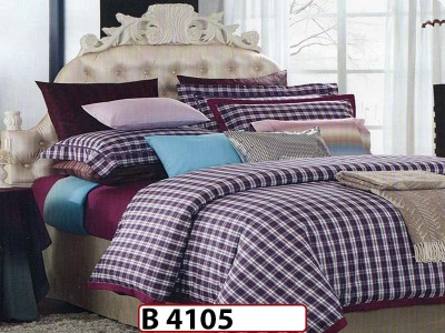 Lenjerie din bumbac 100% 4 piese CasaNewConcept - B4105 Lenjerie din bumbac 100% 4 piese CasaNewConcept - B4105