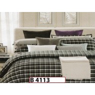 Lenjerie din bumbac 100% 4 piese CasaNewConcept - B4113