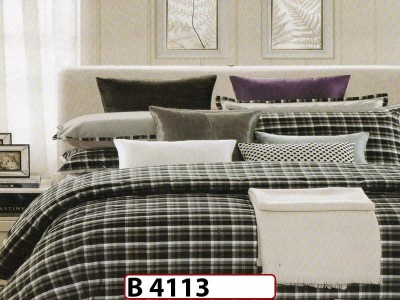 Lenjerie din bumbac 100% 4 piese CasaNewConcept - B4113 Lenjerie din bumbac 100% 4 piese CasaNewConcept - B4113