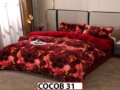 Lenjerie De Pat Cocolino de 2 Persoane cu 4 piese - COCOB31 Lenjerie De Pat Cocolino de 2 Persoane cu 4 piese - COCOB31