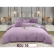 Lenjerie brodata din blanita artificiala de iepure din 6 piese - BDJ10