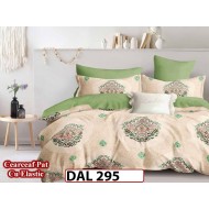 Lenjerie din finet cu 6 piese si cearceaf cu Elastic - DAL295