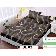 Husa de Pat din Finet + 2 Fete de Perne - Saltea 90x200  - HFDL03