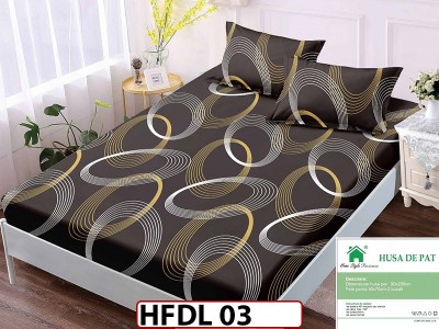 Husa de Pat din Finet + 2 Fete de Perne - Saltea 90x200  - HFDL03 Husa de Pat din Finet + 2 Fete de Perne - Saltea 90x200  - HFDL03
