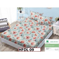 Husa de Pat din Finet + 2 Fete de Perne - Saltea 90x200  - HFDL09