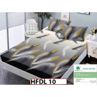 Husa de Pat din Finet + 2 Fete de Perne - Saltea 90x200  - HFDL10