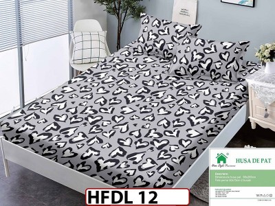 Husa de Pat din Finet + 2 Fete de Perne - Saltea 90x200  - HFDL12 Husa de Pat din Finet + 2 Fete de Perne - Saltea 90x200  - HFDL12
