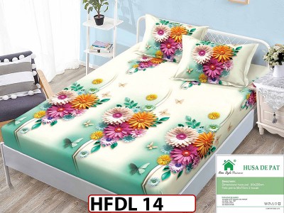 Husa de Pat din Finet + 2 Fete de Perne - Saltea 90x200  - HFDL14 Husa de Pat din Finet + 2 Fete de Perne - Saltea 90x200  - HFDL14