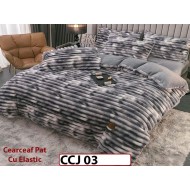 Lenjerie De Pat Cocolino, 4 piese cu cearceaf elastic- CCJ03