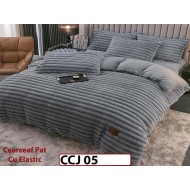 Lenjerie De Pat Cocolino, 4 piese cu cearceaf elastic- CCJ05