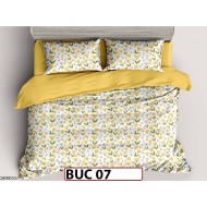 Lenjerie  pentru  1 persoana din bumbac 100% 4 piese -BUC07