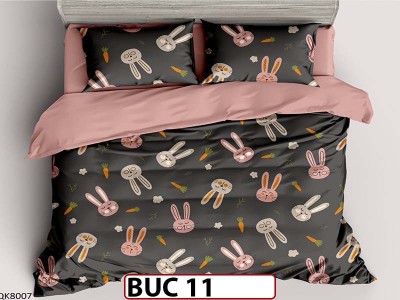 Lenjerie  pentru  1 persoana din bumbac 100% 4 piese -BUC11 Lenjerie  pentru  1 persoana din bumbac 100% 4 piese -BUC11