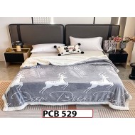Patura Pufoasa Cocolino cu Blanita pentru pat dublu PCB529