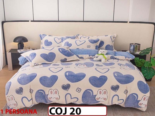 Lenjerie COCOLINO de 1 Persoana cu 4 piese - COJ20