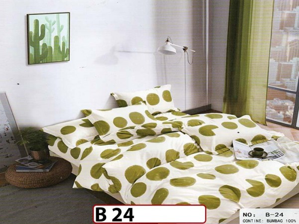 Lenjerie din bumbac 100% 4 piese CasaNewConcept - B24