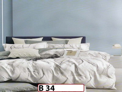Lenjerie din bumbac 100% 4 piese CasaNewConcept - B34 Lenjerie din bumbac 100% 4 piese CasaNewConcept - B34