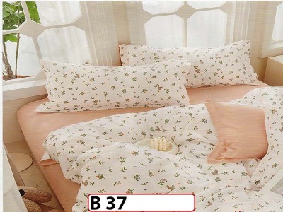 Lenjerie din bumbac 100% 4 piese CasaNewConcept - B37 Lenjerie din bumbac 100% 4 piese CasaNewConcept - B37