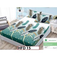 Husa de Pat din Finet + 2 Fete de Perne - Saltea 180x200 - Pat 2 Persoane - HFD15
