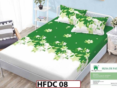 Husa de Pat din Finet + 2 Fete de Perne - Saltea 140x200 - Pat 2 Persoane -HFDC08 Husa de Pat din Finet + 2 Fete de Perne - Saltea 140x200 - Pat 2 Persoane -HFDC08