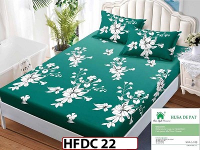 Husa de Pat din Finet + 2 Fete de Perne - Saltea 140x200 - Pat 2 Persoane -HFDC22 Husa de Pat din Finet + 2 Fete de Perne - Saltea 140x200 - Pat 2 Persoane -HFDC22