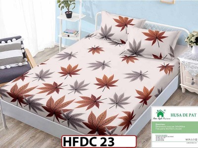 Husa de Pat din Finet + 2 Fete de Perne - Saltea 140x200 - Pat 2 Persoane -HFDC23 Husa de Pat din Finet + 2 Fete de Perne - Saltea 140x200 - Pat 2 Persoane -HFDC23