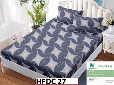 Husa de Pat din Finet + 2 Fete de Perne - Saltea 140x200 - Pat 2 Persoane -HFDC27 Husa de Pat din Finet + 2 Fete de Perne - Saltea 140x200 - Pat 2 Persoane -HFDC27