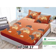 Husa de Pat din Finet + 2 Fete de Perne - Saltea 160x200 - Pat 2 Persoane - HFDM27