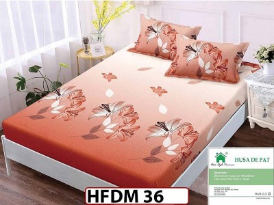 Husa de Pat din Finet + 2 Fete de Perne - Saltea 160x200 - Pat 2 Persoane - HFDM36 Husa de Pat din Finet + 2 Fete de Perne - Saltea 160x200 - Pat 2 Persoane - HFDM36
