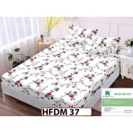 Husa de Pat din Finet + 2 Fete de Perne - Saltea 160x200 - Pat 2 Persoane - HFDM37