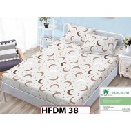 Husa de Pat din Finet + 2 Fete de Perne - Saltea 160x200 - Pat 2 Persoane - HFDM38