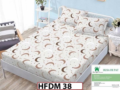 Husa de Pat din Finet + 2 Fete de Perne - Saltea 160x200 - Pat 2 Persoane - HFDM38 Husa de Pat din Finet + 2 Fete de Perne - Saltea 160x200 - Pat 2 Persoane - HFDM38