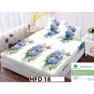 Husa de Pat din Finet + 2 Fete de Perne - Saltea 180x200 - Pat 2 Persoane - HFD18