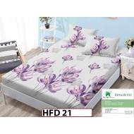 Husa de Pat din Finet + 2 Fete de Perne - Saltea 180x200 - Pat 2 Persoane - HFD21